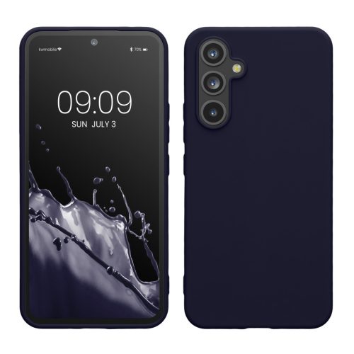 Kwmobile tok Samsung Galaxy A54 5G-hez, sötétkék, szilikon, KWM000018FR039C