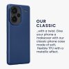 Kwmobile tok Xiaomi Redmi Note 13 Pro Plus 5G-hez, kék, szilikon, KWM000020KJ008C