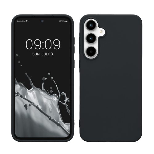 Kwmobile tok Samsung Galaxy A55 5G-hez, sötétkék, szilikon, KWM000021MG017C