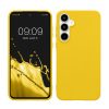 Kwmobile tok Samsung Galaxy A55 5G-hez, sárga, szilikon, KWM000021MG023C