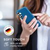 Kwmobile tok Samsung Galaxy A55 5G-hez, kék, szilikon, KWM000021MG024C