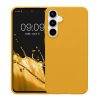 Kwmobile tok Samsung Galaxy A55 5G-hez, sárga, szilikon, KWM000021MG027C