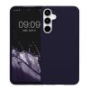 Kwmobile tok Samsung Galaxy A55 5G-hez, sötétkék, szilikon, KWM000021MG028C