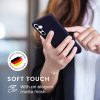 Kwmobile tok Samsung Galaxy A55 5G-hez, sötétkék, szilikon, KWM000021MG028C