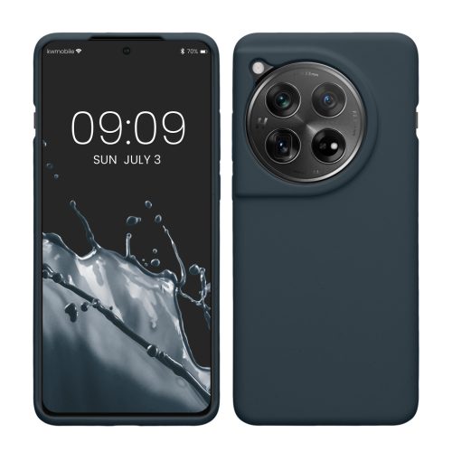 Kwmobile OnePlus 12 tok, sötétzöld, szilikon, KWM000022QC005C