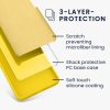 Kwmobile tok Motorola Moto G64-hez, sárga, szilikon, KWM000022SS004C