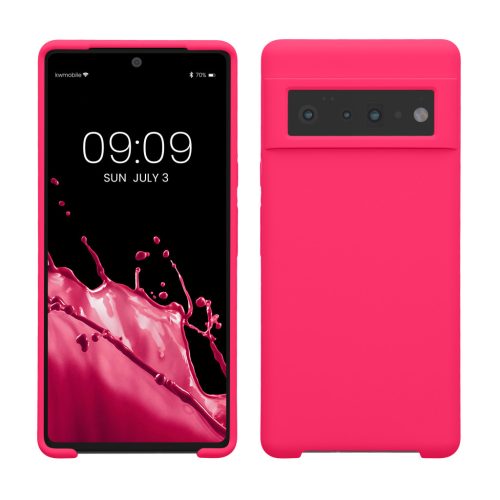 Kwmobile Google Pixel 6 Pro tok, rózsaszín, szilikon, KWM000013OI050C