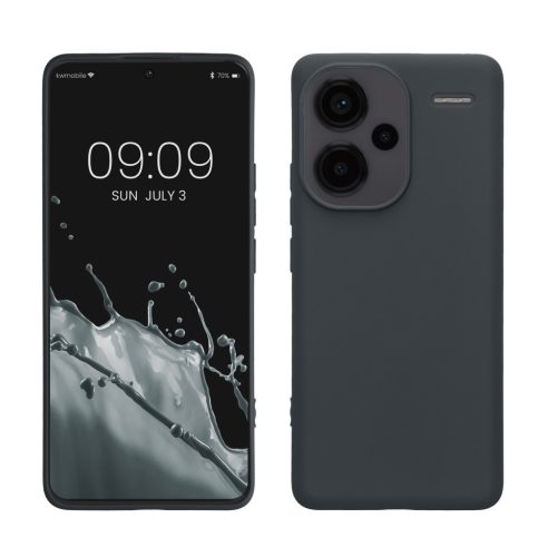 Kwmobile tok Xiaomi Redmi Note 13 Pro Plus 5G-hez, sötétkék, szilikon, KWM000020KI008C