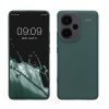 Kwmobile tok Xiaomi Redmi Note 13 Pro Plus 5G-hez, zöld, szilikon, KWM000020KI009C