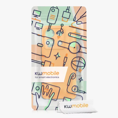 Kwmobile tok Xiaomi Redmi Note 13 Pro 5G-hez, narancssárga, szilikon, KWM000020LD026C