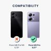 Kwmobile Poco M6 Pro tok, fekete, szilikon, KWM000020OV001C