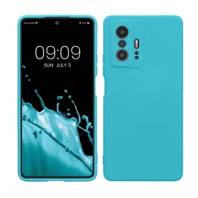   Kwmobile tok Xiaomi 11T/11T Pro készülékhez, világoskék, szilikon, KWM000014AW050C