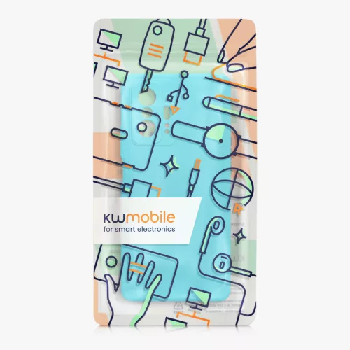 Kwmobile tok Xiaomi 11T/11T Pro készülékhez, világoskék, szilikon, KWM000014AW050C