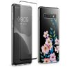 Kwmobile tok és védőfólia szett Samsung Galaxy S10 készülékhez, többszínű, szilikon/edzett üveg, KWM000021SH001C
