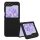 Kwmobile tok Samsung Galaxy Z Flip6-hoz, fekete, szilikon, KWM000021SK001C