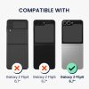 Kwmobile tok Samsung Galaxy Z Flip6-hoz, sötétzöld, szilikon, KWM000021SK004C