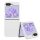 Kwmobile tok Samsung Galaxy Z Flip6-hoz, fehér, szilikon, KWM000021SK006C