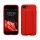 Kwmobile tok Apple iPhone SE (2022)/iPhone SE (2020)/iPhone 8 készülékhez, piros, szilikon, KWM000015WB005C
