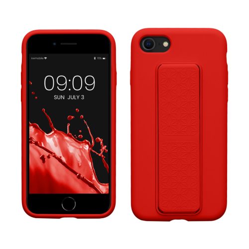 Kwmobile tok Apple iPhone SE (2022)/iPhone SE (2020)/iPhone 8 készülékhez, piros, szilikon, KWM000015WB005C