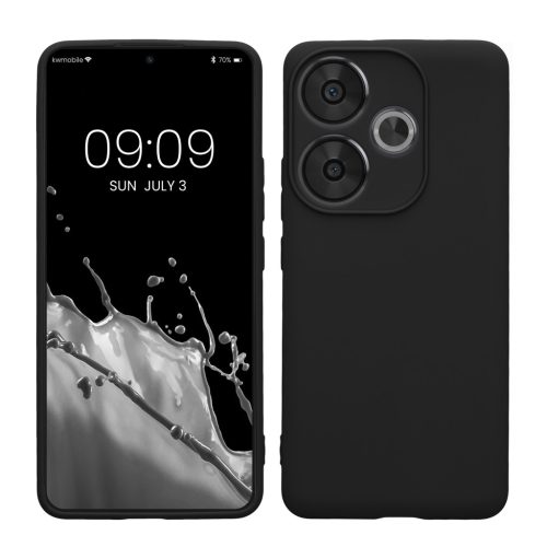 Kwmobile Poco F6 tok, fekete, szilikon, KWM000020OW001C