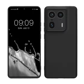   Kwmobile tok Motorola Edge 50 Ultra készülékhez, fekete, szilikon, KWM000022SW001C