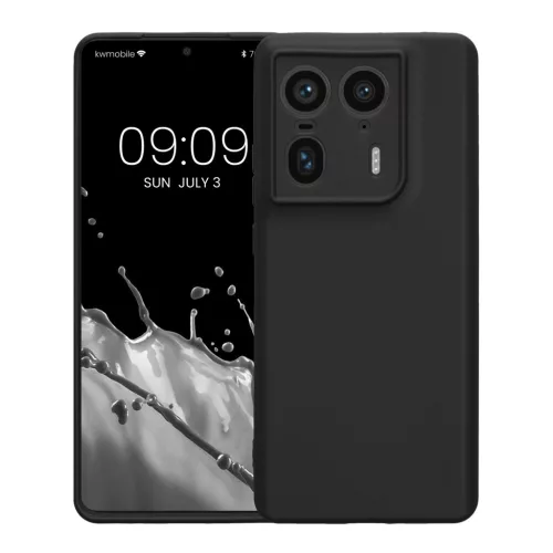 Kwmobile tok Motorola Edge 50 Ultra készülékhez, fekete, szilikon, KWM000022SW001C