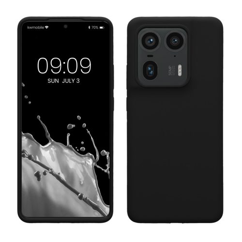 Kwmobile tok Motorola Edge 50 Ultra készülékhez, fekete, szilikon, KWM000022SX001C