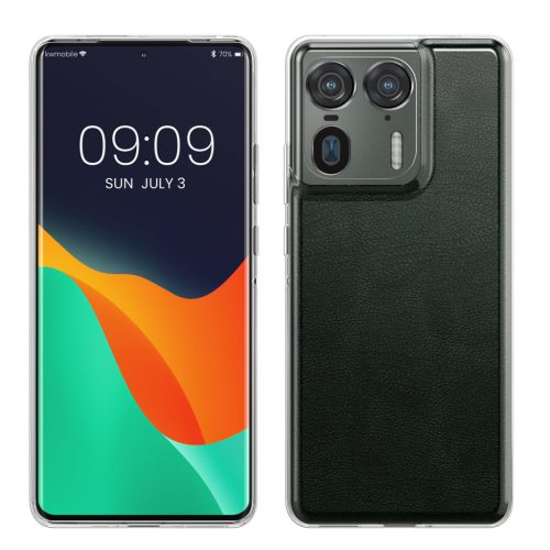 Kwmobile tok Motorola Edge 50 Ultra készülékhez, átlátszó, szilikon, KWM000022SY001C