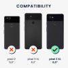Kwmobile Google Pixel 2 XL tok, kék, szilikon, KWM000008JS003C