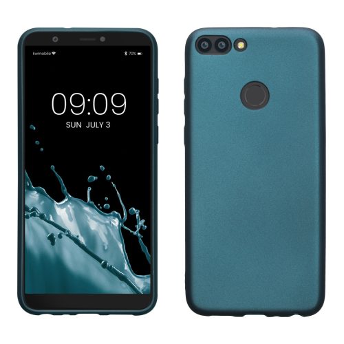 Kwmobile tok Huawei Enjoy 7s/P Smart (2017) készülékhez, kék, szilikon, KWM000008SM005C