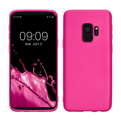 Kwmobile tok Samsung Galaxy S9-hez, rózsaszín, szilikon, KWM000008TO009C