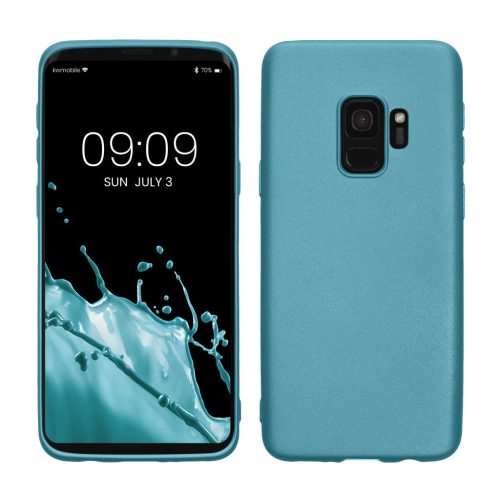 Kwmobile tok Samsung Galaxy S9-hez, kék, szilikon, KWM000008TO010C