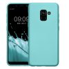 Kwmobile tok Samsung Galaxy A8 (2018) készülékhez, világoszöld, szilikon, KWM0000093L014C