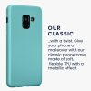Kwmobile tok Samsung Galaxy A8 (2018) készülékhez, világoszöld, szilikon, KWM0000093L014C