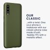 Kwmobile tok Samsung Galaxy A50-hez, zöld, szilikon, KWM000009TA018C