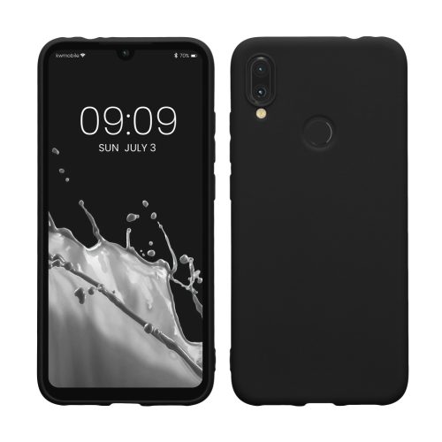 Kwmobile tok Xiaomi Redmi Note 7/Note7 Pro készülékhez, fekete, szilikon, KWM000009UH006C