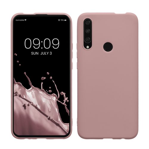 Kwmobile tok Honor 9X-hez, rózsaszín, szilikon, KWM000011LC005C
