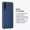 Kwmobile tok Samsung Galaxy S21 készülékhez, sötétkék, szilikon, KWM000012BU019C