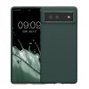 Kwmobile Google Pixel 6 tok, sötétzöld, szilikon, KWM000013DV048C