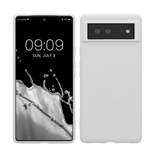Kwmobile Google Pixel 6 tok, fehér, szilikon, KWM000013DV049C