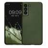 Kwmobile tok Samsung Galaxy S21 FE-hez, zöld, szilikon, KWM000013FE018C