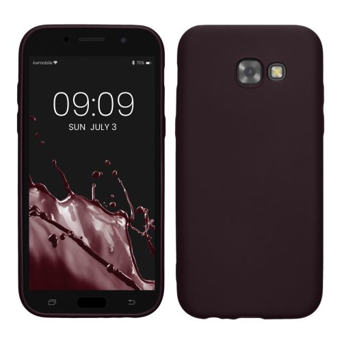 Kwmobile tok Samsung Galaxy A5 (2017) készülékhez, sötétlila, szilikon, KWM0000156F010C