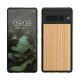 Kwmobile Google Pixel 7 Pro tok, barna, fa/szilikon, KWM000017MY002C
