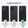 Kwmobile tok Xiaomi Redmi Note 12-höz, fekete/fehér, szilikon, KWM000018UH002C
