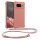 Kwmobile Google Pixel 8 telefontok nyakpánttal, rózsaszín, szilikon, KWM0000208T007C