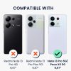 Kwmobile tok és védőfólia szett Xiaomi Redmi Note 13 Pro 5G-hez, többszínű, szilikon/edzett üveg, KWM000020OX002C