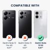Kwmobile tok és védőfólia szett Xiaomi Redmi Note 13 készülékhez, többszínű, szilikon/edzett üveg, KWM000020OZ001C