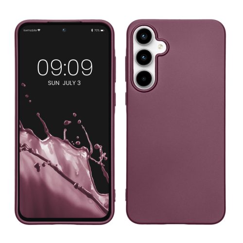 Kwmobile tok Samsung Galaxy A55 5G-hez, kék, szilikon, KWM000021MI011C
