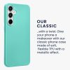 Kwmobile tok Samsung Galaxy A55 5G-hez, zöld, szilikon, KWM000021MI013C