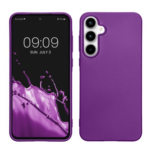 Kwmobile tok Samsung Galaxy A55 5G-hez, lila, szilikon, KWM000021MI014C